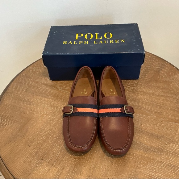 Polo Ralph Lauren Men's Riali Drivers Leather Loafer Shoes - Picture 8 of 10